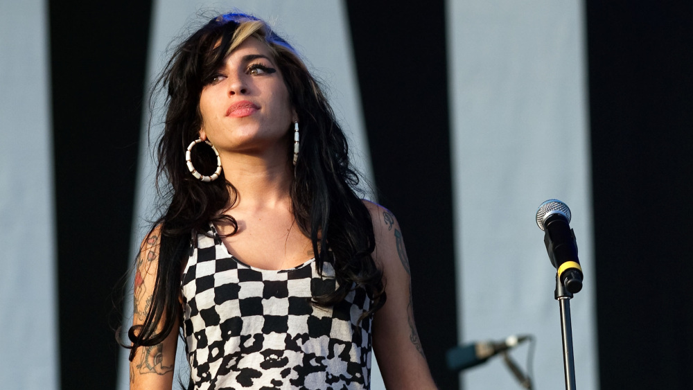 Amy on stage